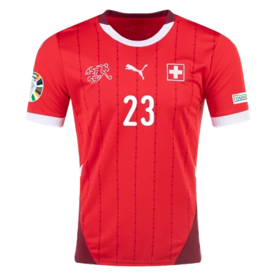 Xherdan Shaqiri Switzerland 24/25 Home Jersey 02