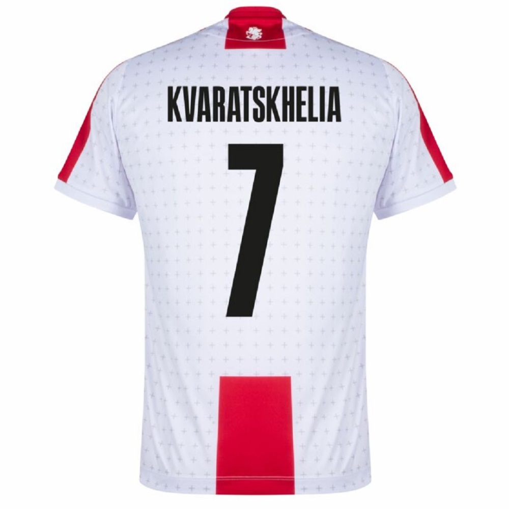 KVARATSKHELIA Georgia Home Jersey Euro 24/25