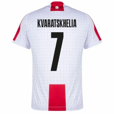KVARATSKHELIA Georgia Home Jersey Euro 24/25 01