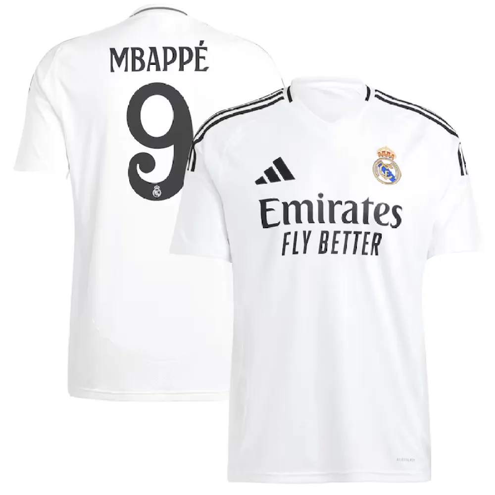 Kylian Mbappé Real Madrid 24/25 Replica Home Jersey