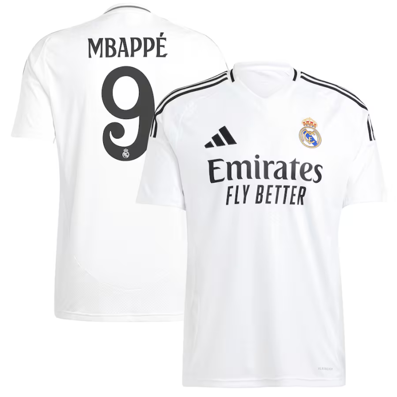 Kylian Mbappé Real Madrid 24/25 Replica Home Jersey