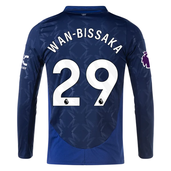 Aaron Wan-Bissaka Manchester United 24/25 Long Sleeve Away Jersey