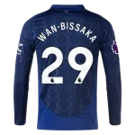 Aaron Wan-Bissaka Manchester United 24/25 Long Sleeve Away Jersey