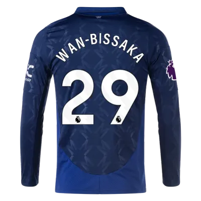 Aaron Wan-Bissaka Manchester United 24/25 Long Sleeve Away Jersey 01