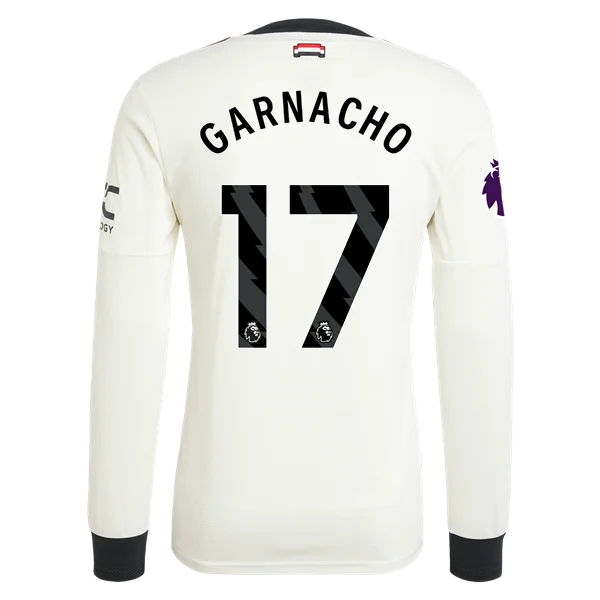 Alejandro Garnacho Manchester United 24/25 Long Sleeve Player Third Jersey
