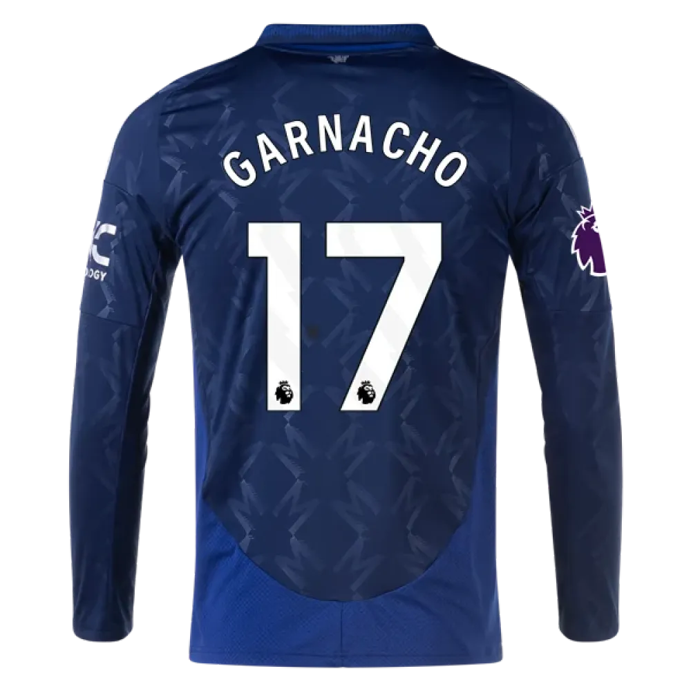 Alejandro Garnacho Manchester United 24/25 Long Sleeve Away Jersey
