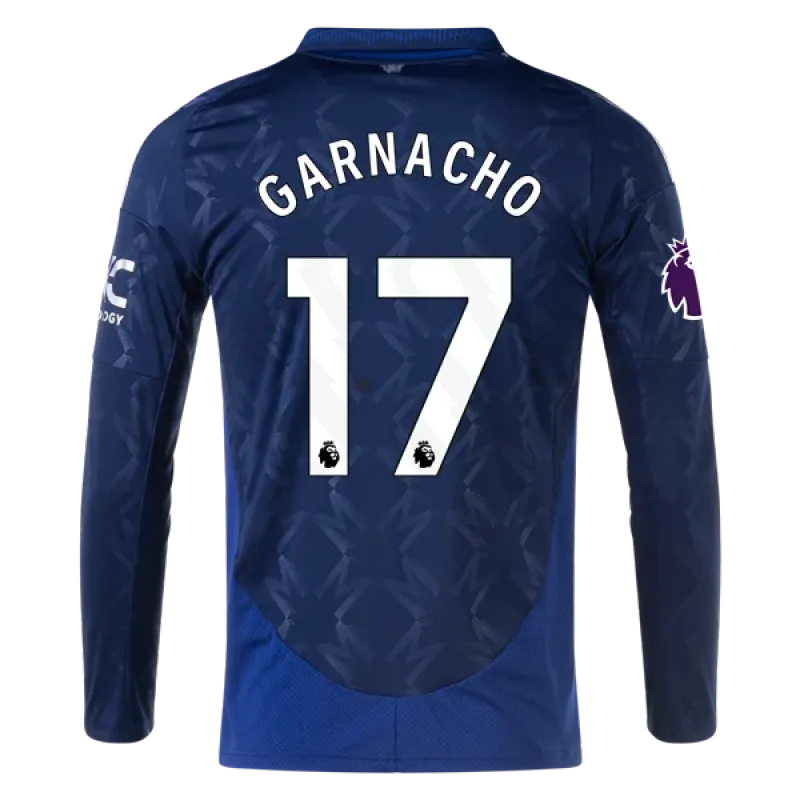 Alejandro Garnacho Manchester United 24/25 Long Sleeve Away Jersey