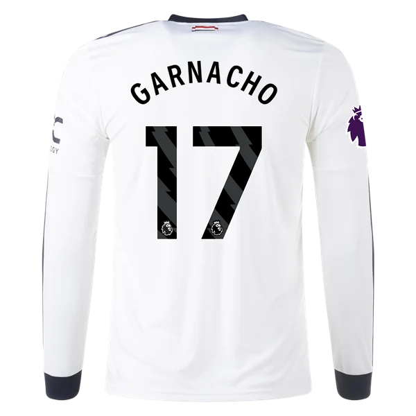 Alejandro Garnacho Manchester United 24/25 Long Sleeve Third Jersey