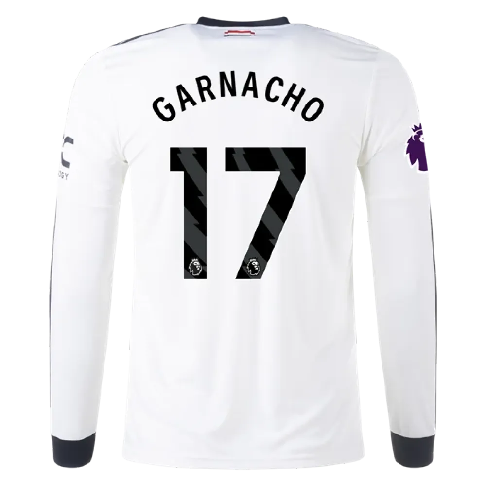 Alejandro Garnacho Manchester United 24/25 Long Sleeve Third Jersey
