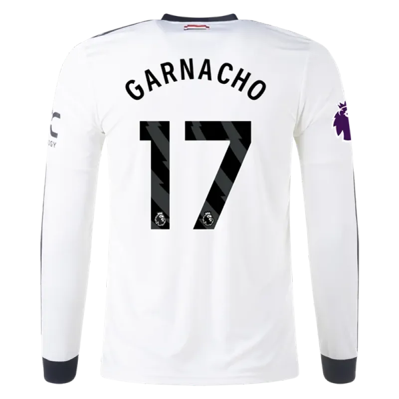 Alejandro Garnacho Manchester United 24/25 Long Sleeve Third Jersey