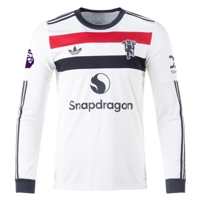 Alejandro Garnacho Manchester United 24/25 Long Sleeve Third Jersey 02