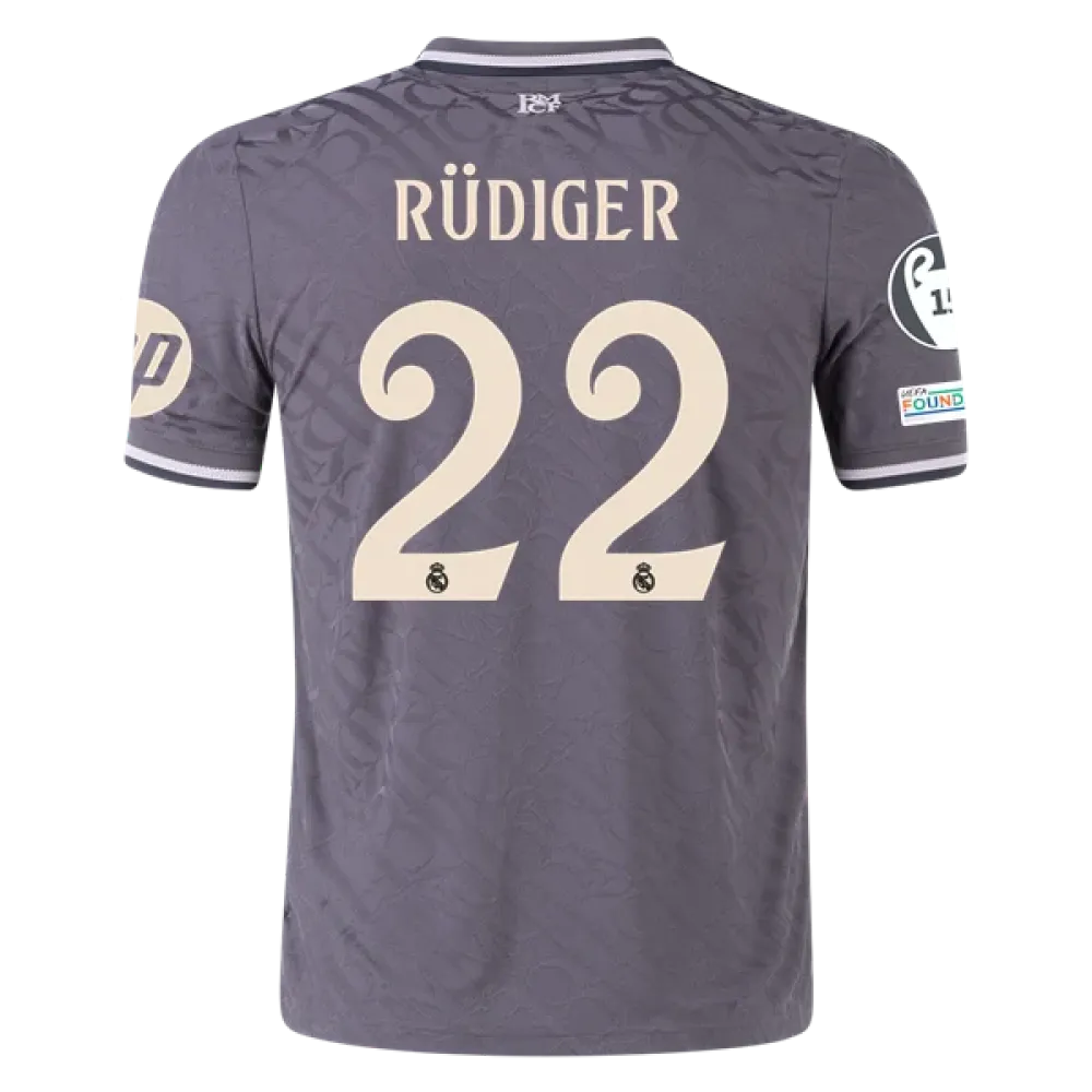 Antonio Rüdiger Real Madrid 24/25 Player Third Jersey