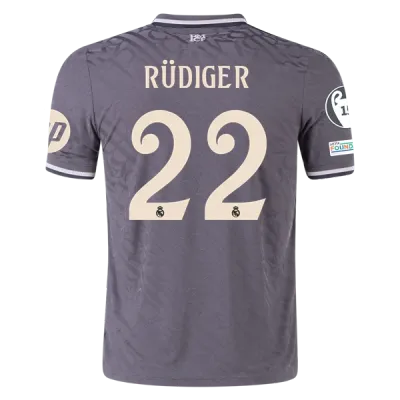 Antonio Rüdiger Real Madrid 24/25 Player Third Jersey 01