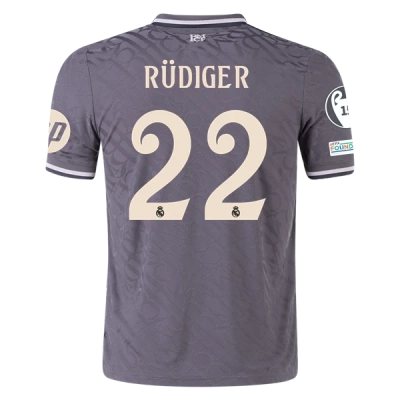 Antonio Rüdiger Real Madrid 24/25 Player Third Jersey 01