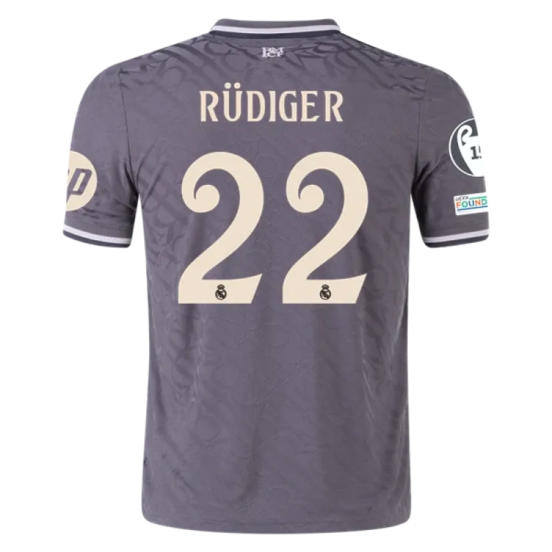 Antonio Rüdiger Real Madrid 24/25 Player Third Jersey