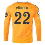 Antonio Rüdiger Real Madrid 24/25 Long Sleeve Away Jersey