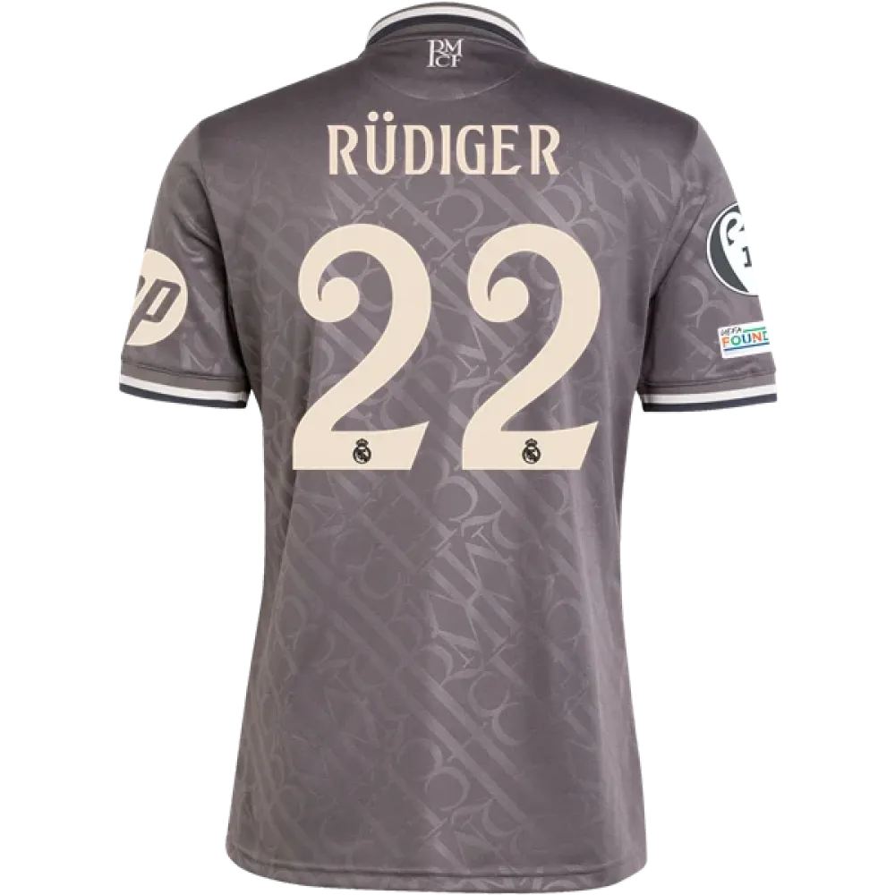 Antonio Rüdiger Real Madrid 24/25 Third Jersey