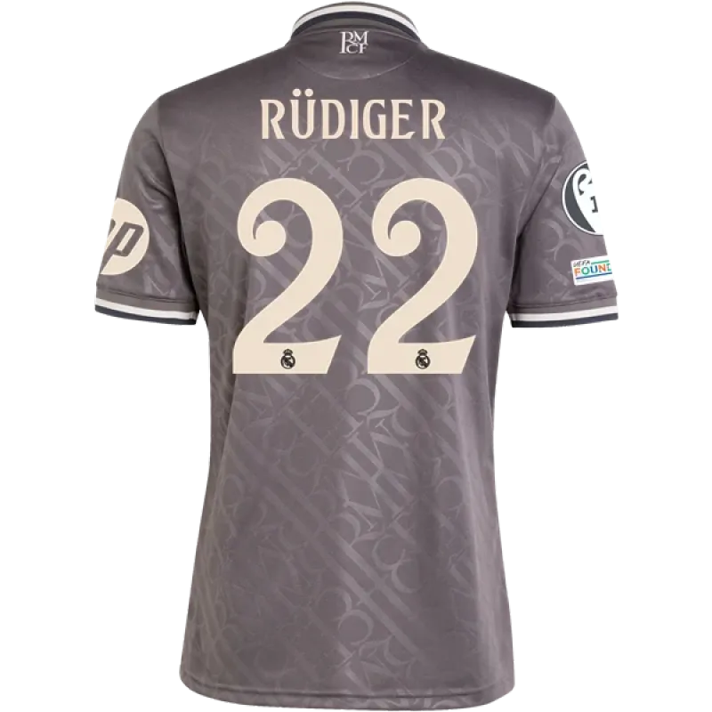 Antonio Rüdiger Real Madrid 24/25 Third Jersey