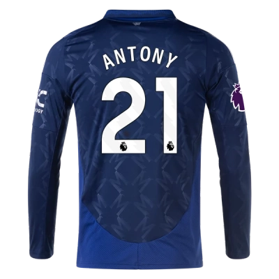 Antony Manchester United 24/25 Long Sleeve Away Jersey 01