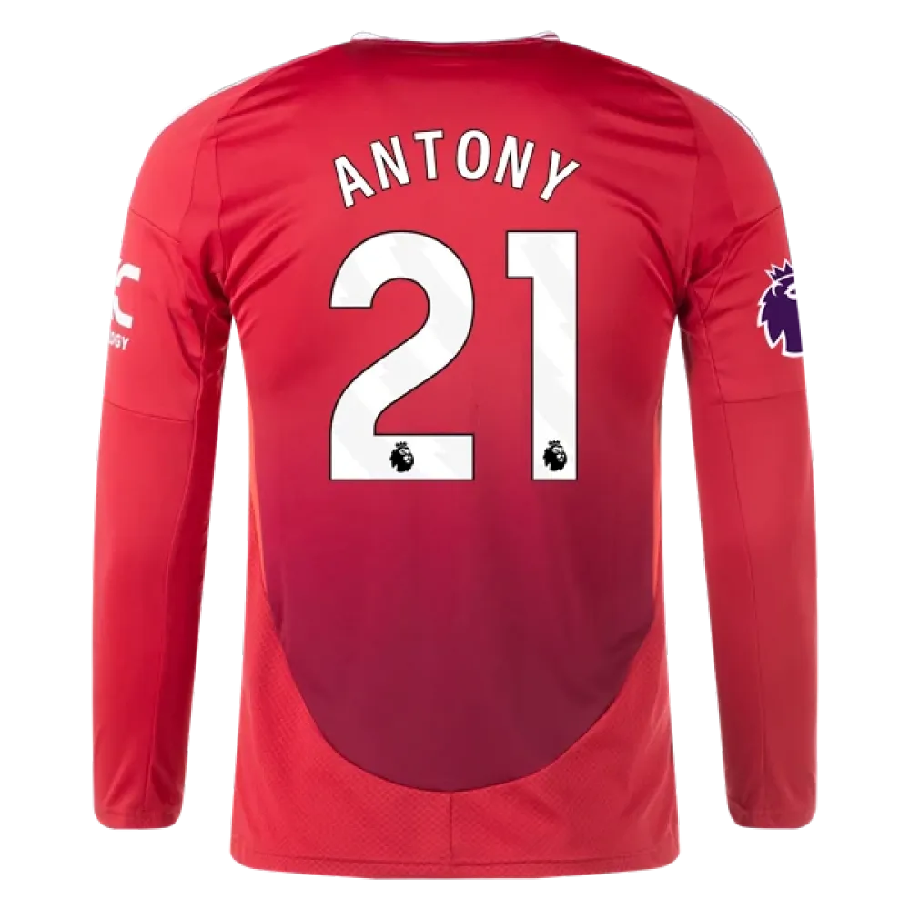 Antony Manchester United 24/25 Long Sleeve Home Jersey