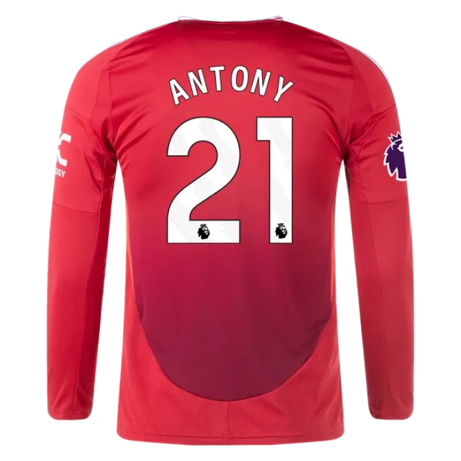 Antony Manchester United 24/25 Long Sleeve Home Jersey