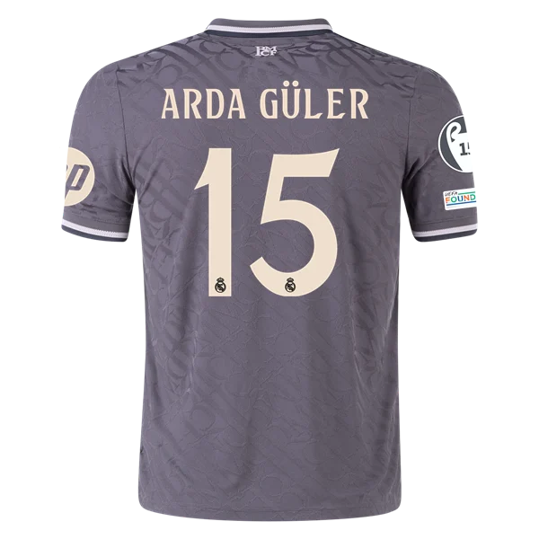 Arda Güler Real Madrid 24/25 Player Third Jersey
