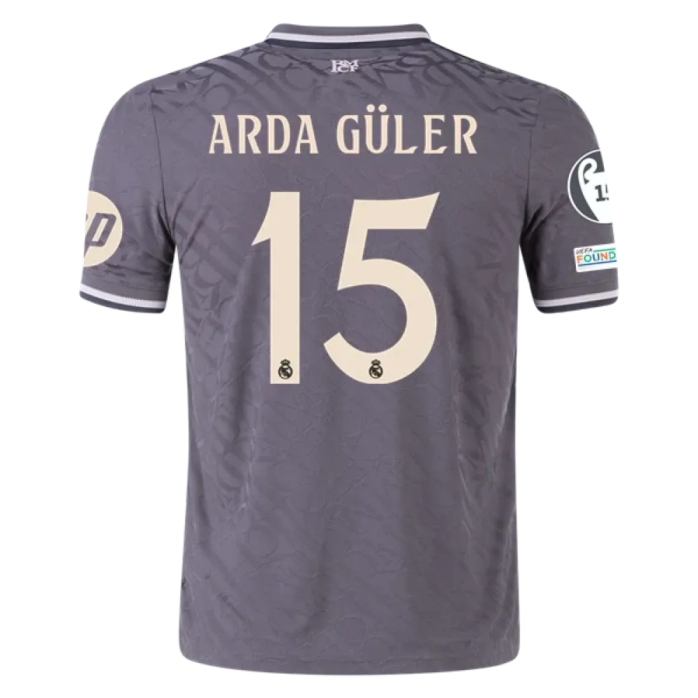 Arda Güler Real Madrid 24/25 Player Third Jersey