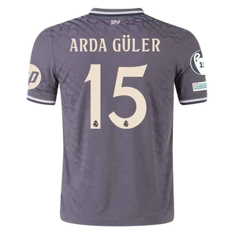 Arda Güler Real Madrid 24/25 Player Third Jersey