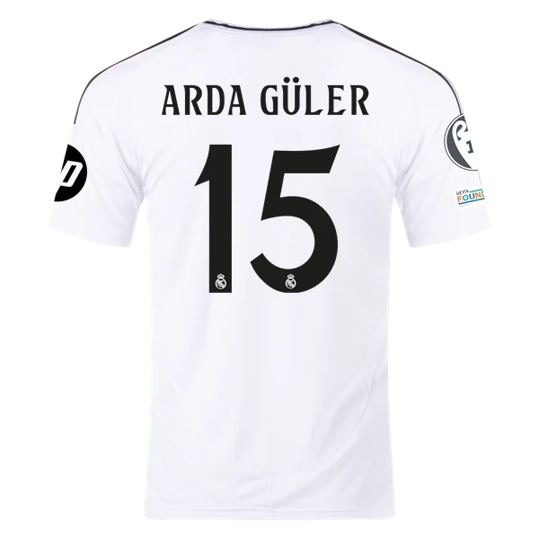 Arda Güler Real Madrid 24/25 Home Jersey