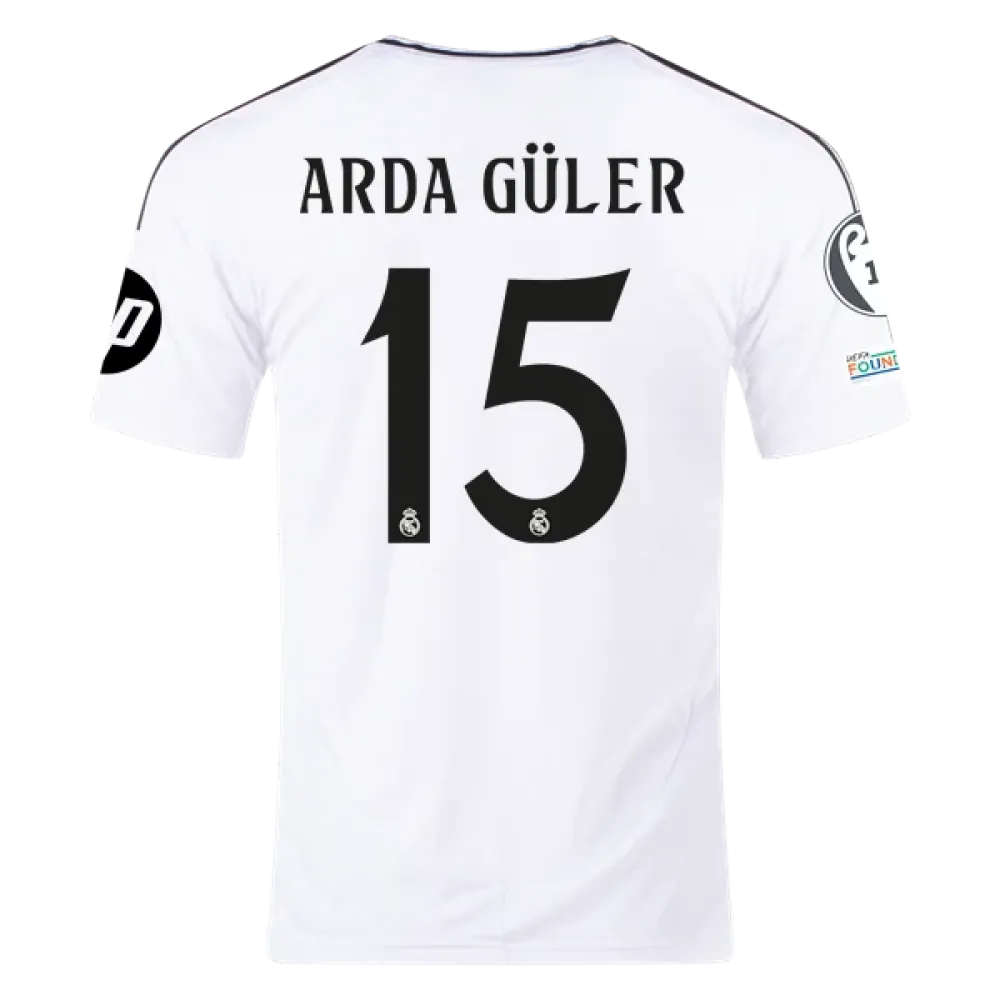 Arda Güler Real Madrid 24/25 Home Jersey