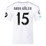 Arda Güler Real Madrid 24/25 Home Jersey
