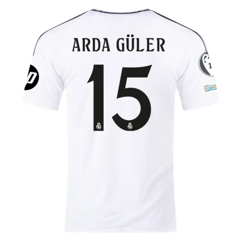 Arda Güler Real Madrid 24/25 Home Jersey