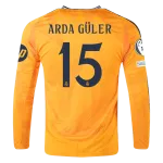 Arda Güler Real Madrid 24/25 Long Sleeve Away Jersey