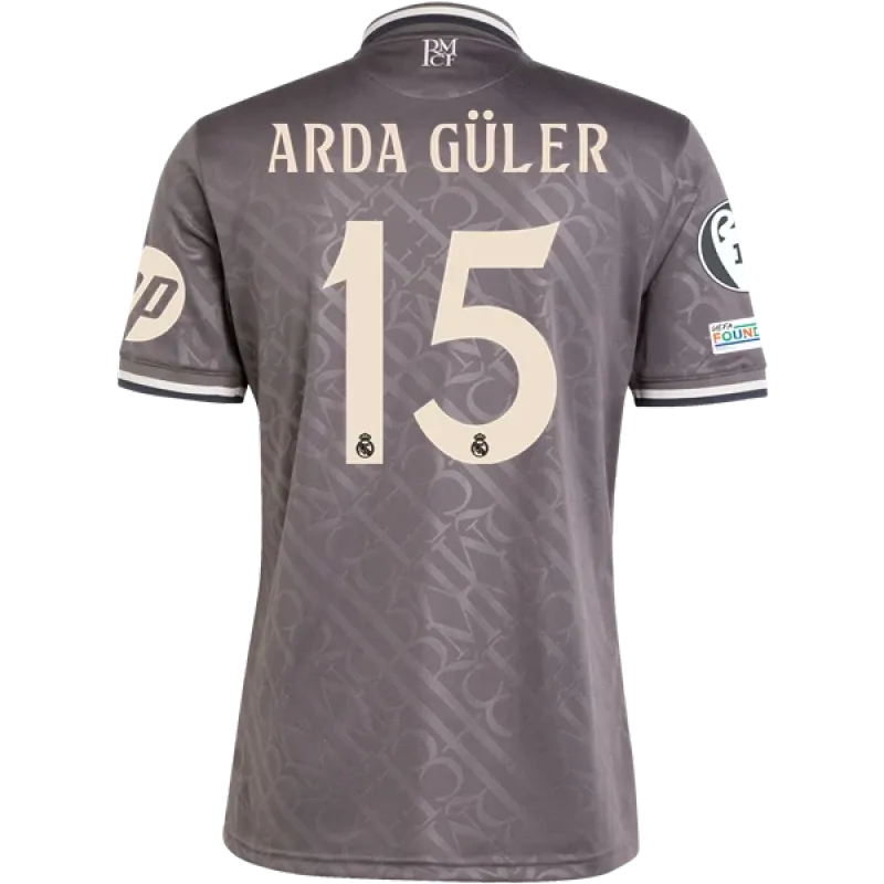 Arda Güler Real Madrid 24/25 Third Jersey