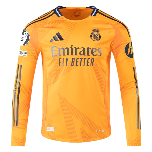 Aurélien Tchouaméni Real Madrid 24/25 Player Long Sleeve Away Jersey