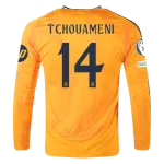 Aurélien Tchouaméni Real Madrid 24/25 Long Sleeve Away Jersey