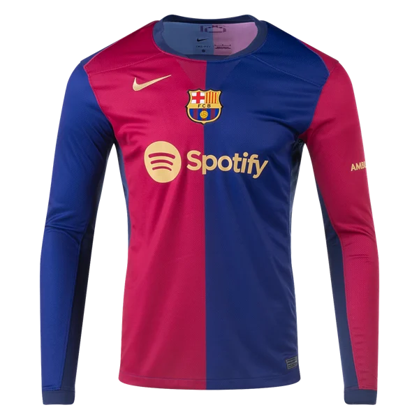 Barcelona 24/25 Long Sleeve Home Jersey