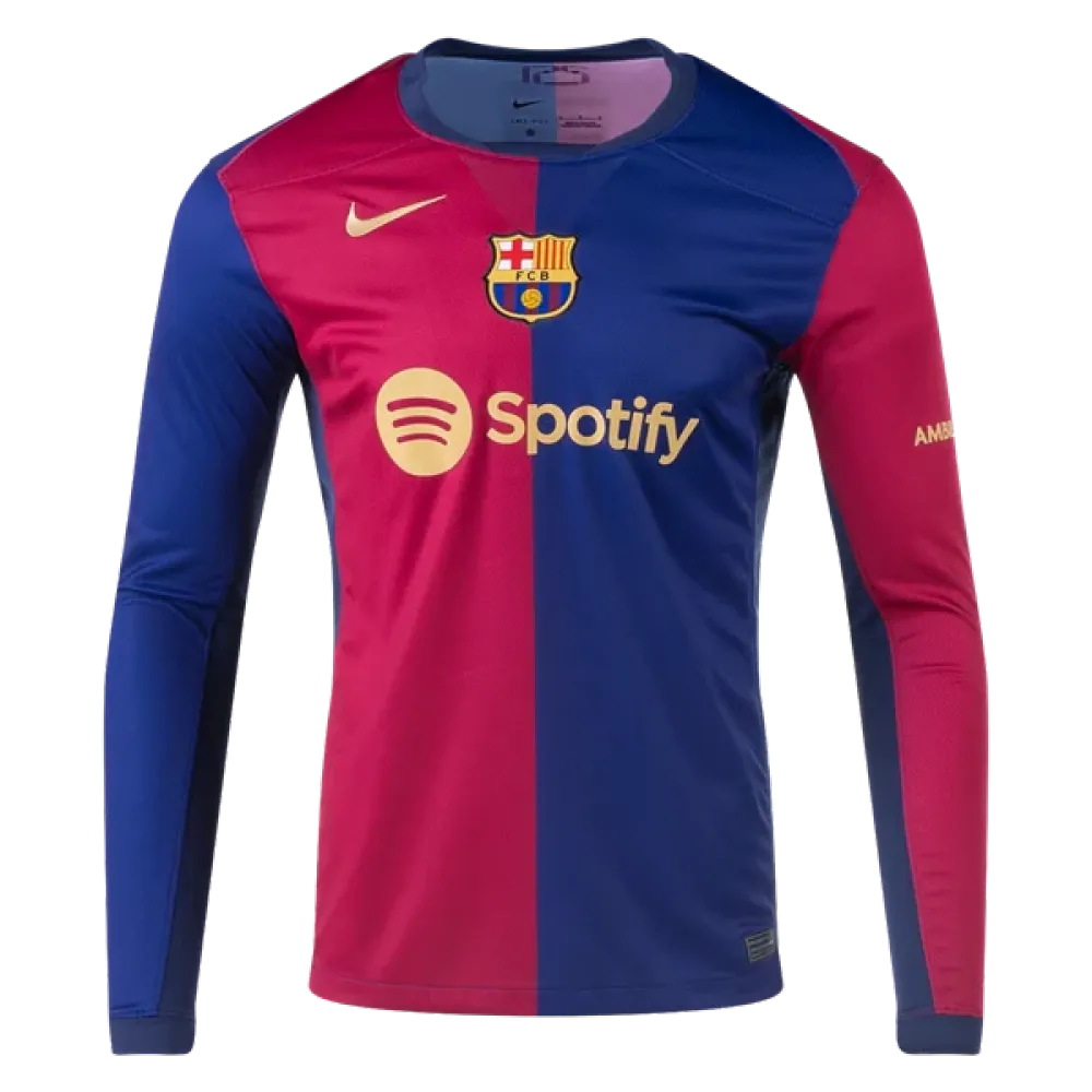 Barcelona 24/25 Long Sleeve Home Jersey