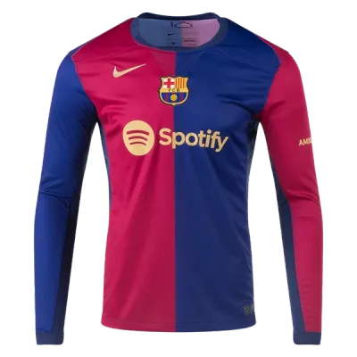 Barcelona 24/25 Long Sleeve Home Jersey 01