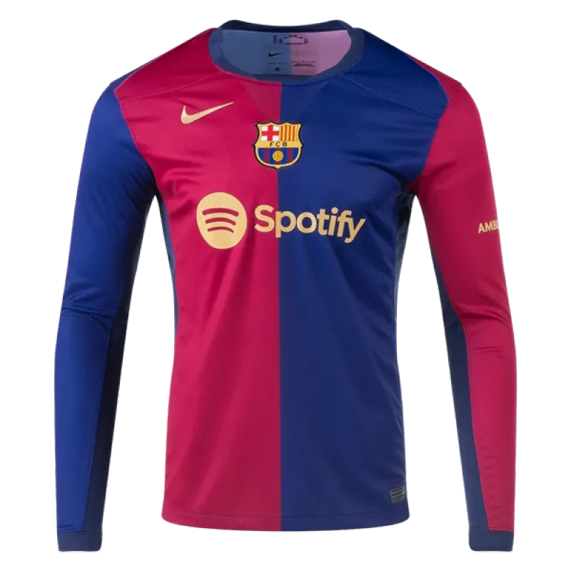 Barcelona 24/25 Long Sleeve Home Jersey