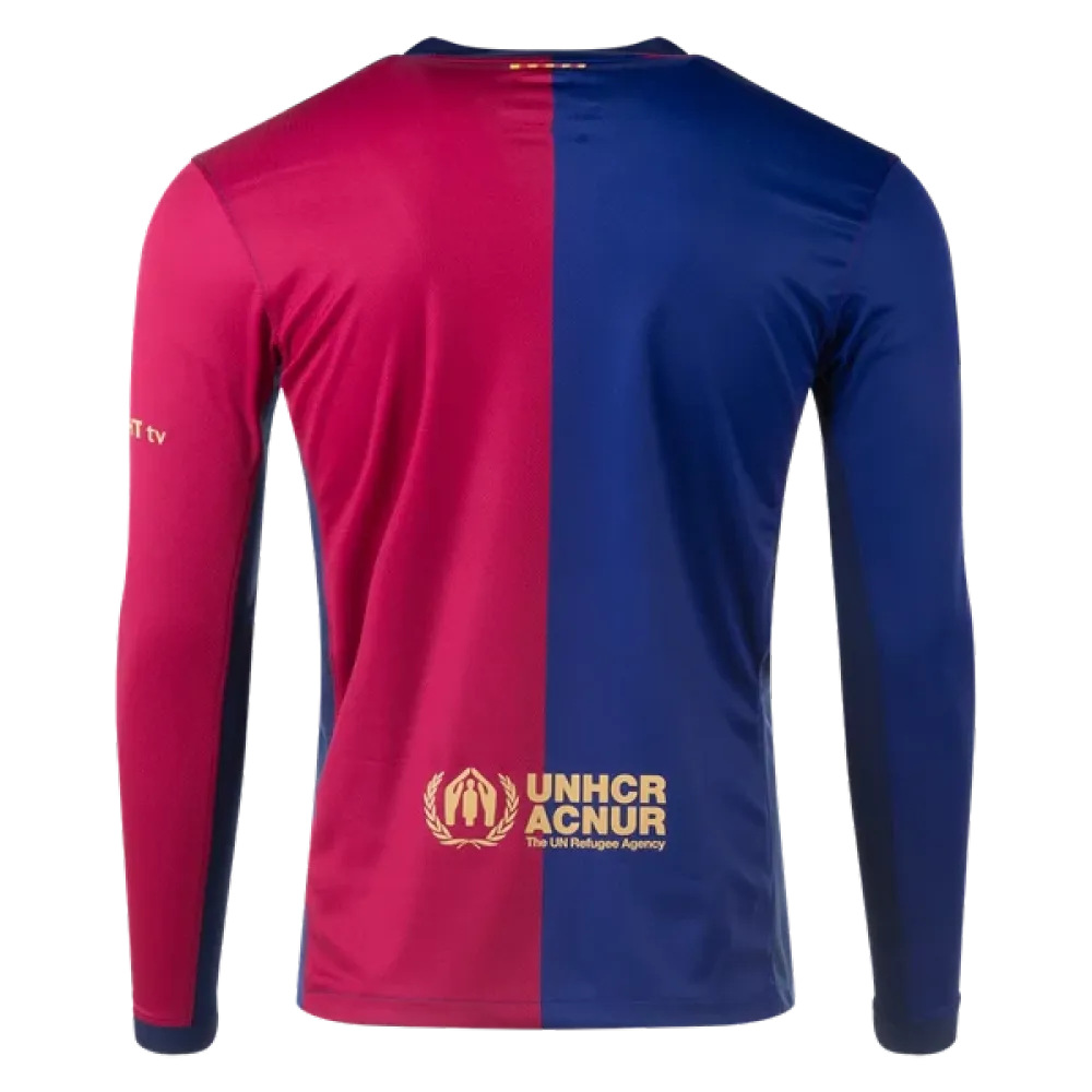 Barcelona 24/25 Long Sleeve Home Jersey