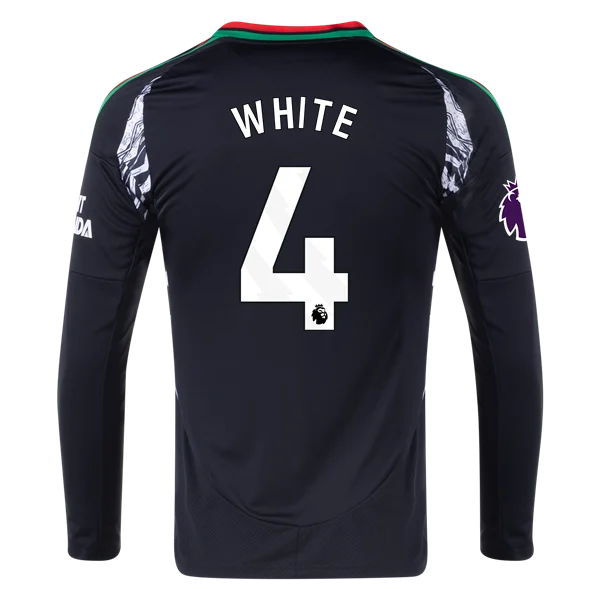 Ben White Arsenal 24/25 Long Sleeve Away Jersey