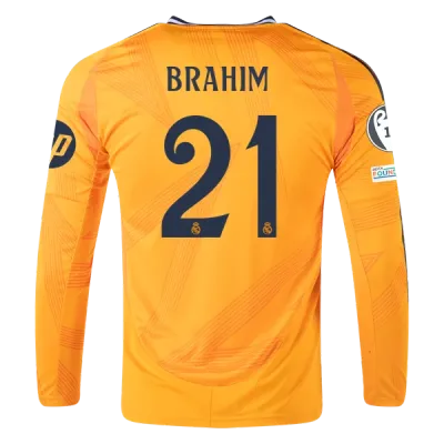 Brahim Díaz Real Madrid 24/25 Long Sleeve Away Jersey 01