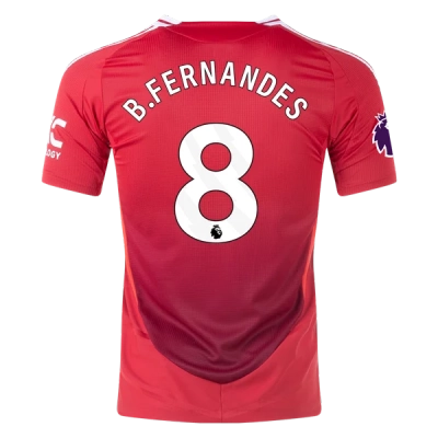Bruno Fernandes Manchester United 24/25 Player Home Jersey 01