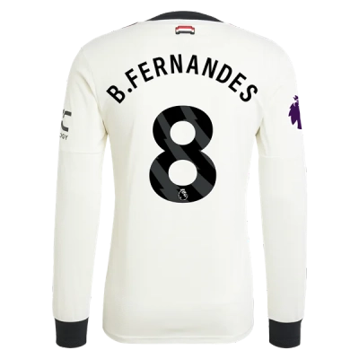 Bruno Fernandes Manchester United 24/25 Long Sleeve Player Third Jersey 01