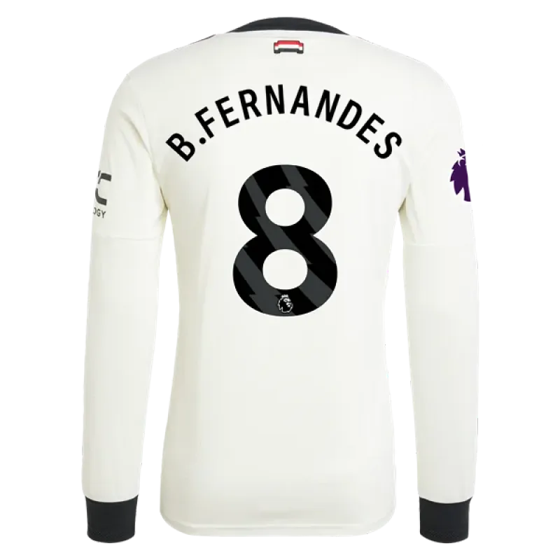 Bruno Fernandes Manchester United 24/25 Long Sleeve Player Third Jersey