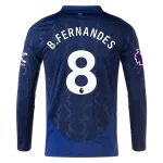 Bruno Fernandes Manchester United 24/25 Long Sleeve Away Jersey