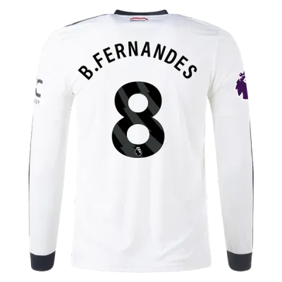 Bruno Fernandes Manchester United 24/25 Long Sleeve Third Jersey 01