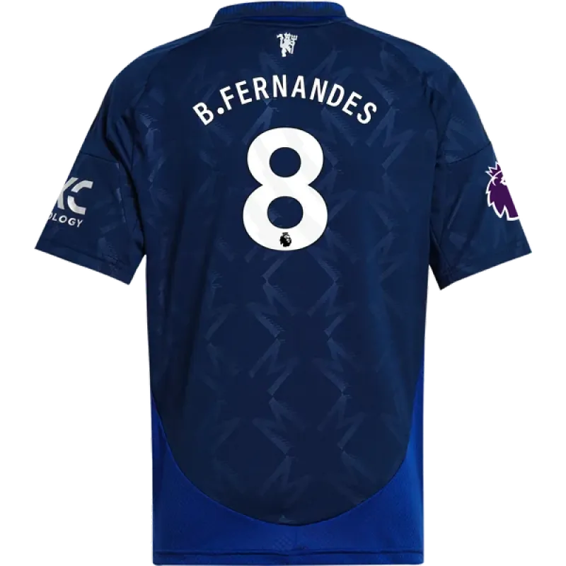Bruno Fernandes Manchester United 24/25 Youth Away Jersey