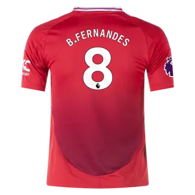 Bruno Fernandes Manchester United 24/25 Youth Home Jersey 01